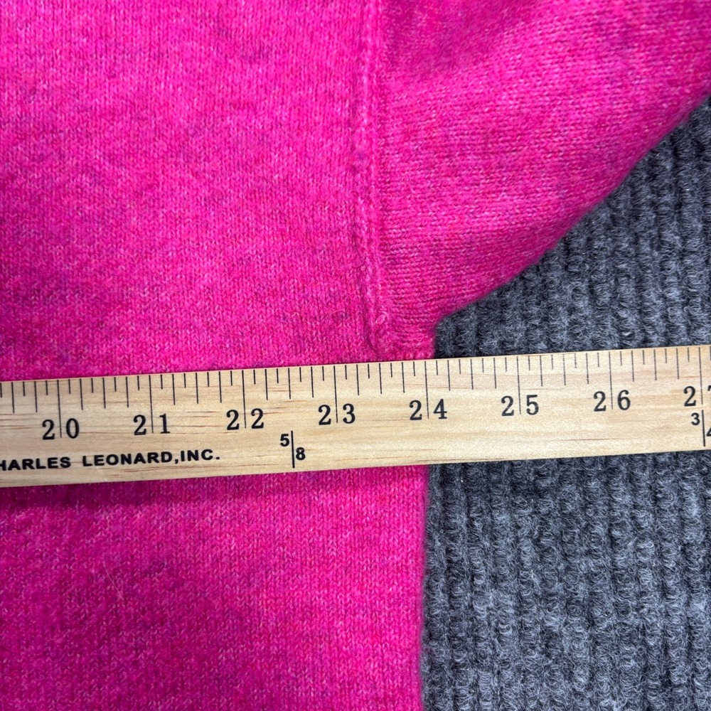 Vince Camuto Sweater Womens Small Pink Crew Neck Long Sleeve Knit - Picture 3 of 7